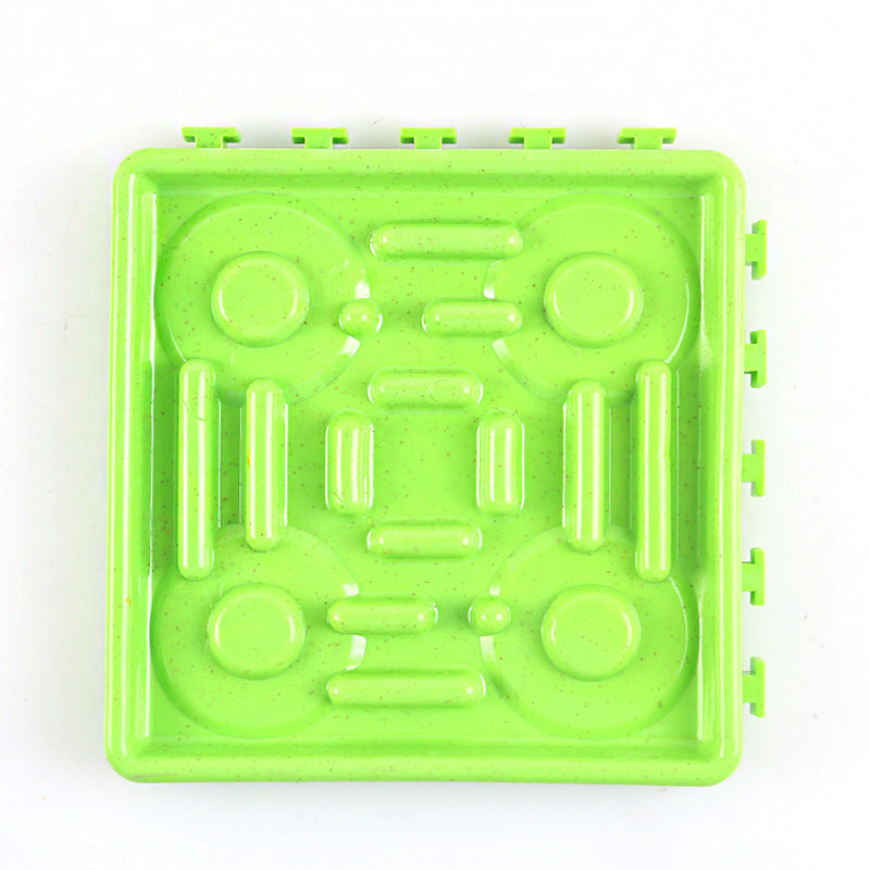 Anti-choking slow food cat bowl portable dog bowl