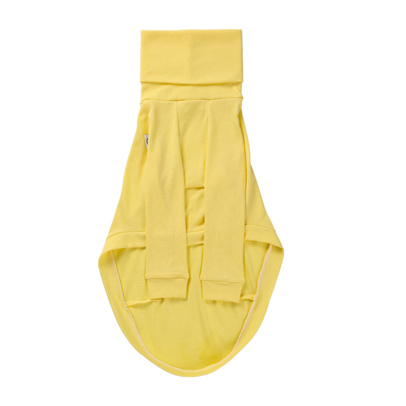High Neck Pure Cotton Dog Bottom Shirt With Soft Threads