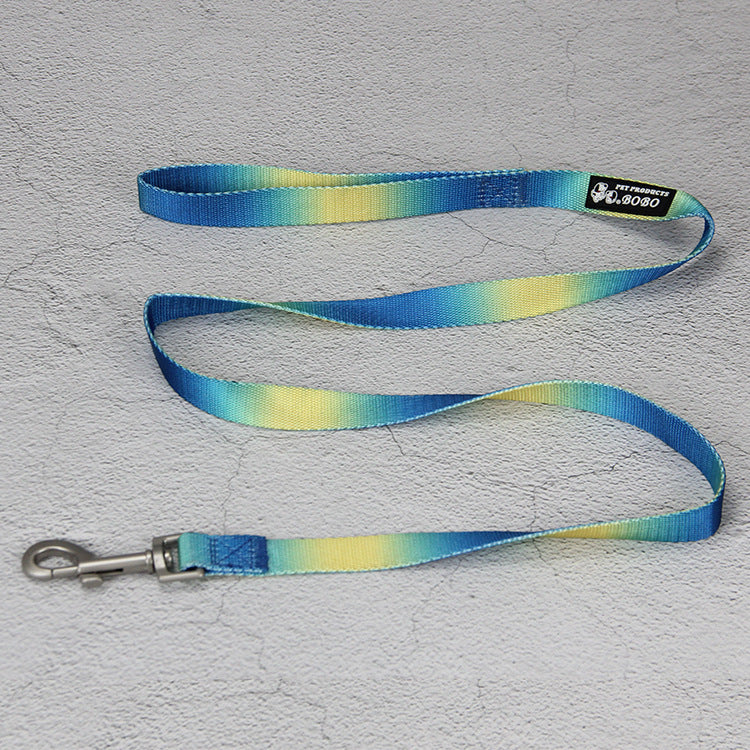 Pet Gradient Color Out Dog Leash Leash Set