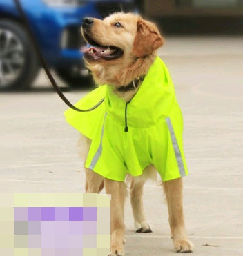 Vår och sommar nya hund regnkappa vattentät cape hund reflekterande regnkappa stor hund regnrocka