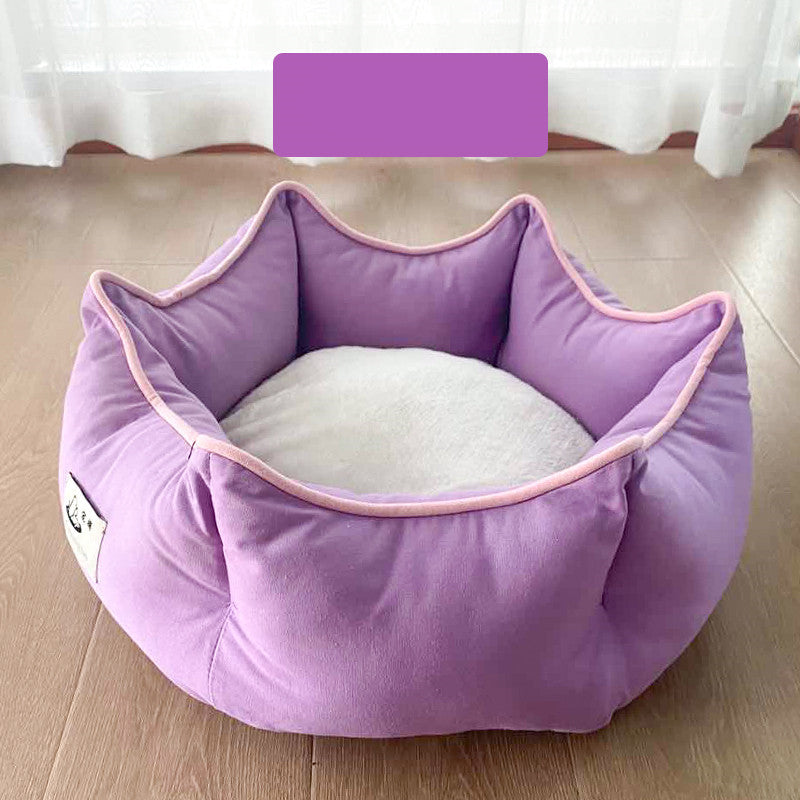 Warm Cat Litter Cat Bed Removable And Washable Princess Bed House All Seasons