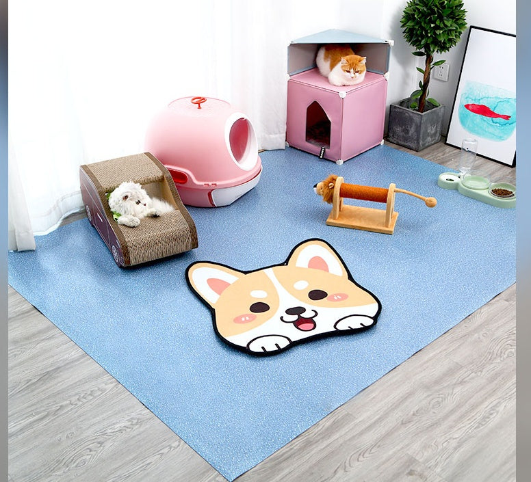 Dog Cage Carpet Waterproof Pet Special Mat for Sleeping Dog Cage Carpet Anti-Urinary And Bite-Resistant