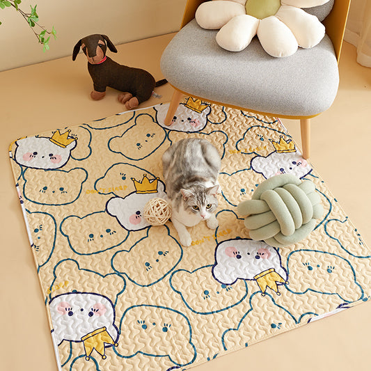 Pet Crawling Mat Puppy Non-Stick Carpet Cat Sleeping