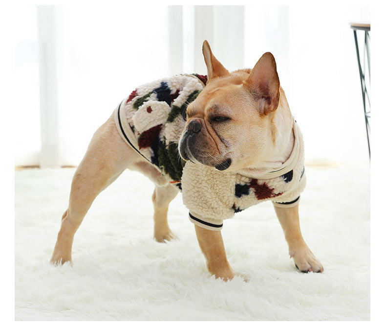 Dog hooded coat