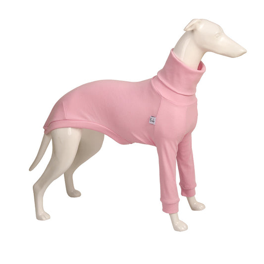 High Neck Pure Cotton Dog Bottom Shirt With Soft Threads