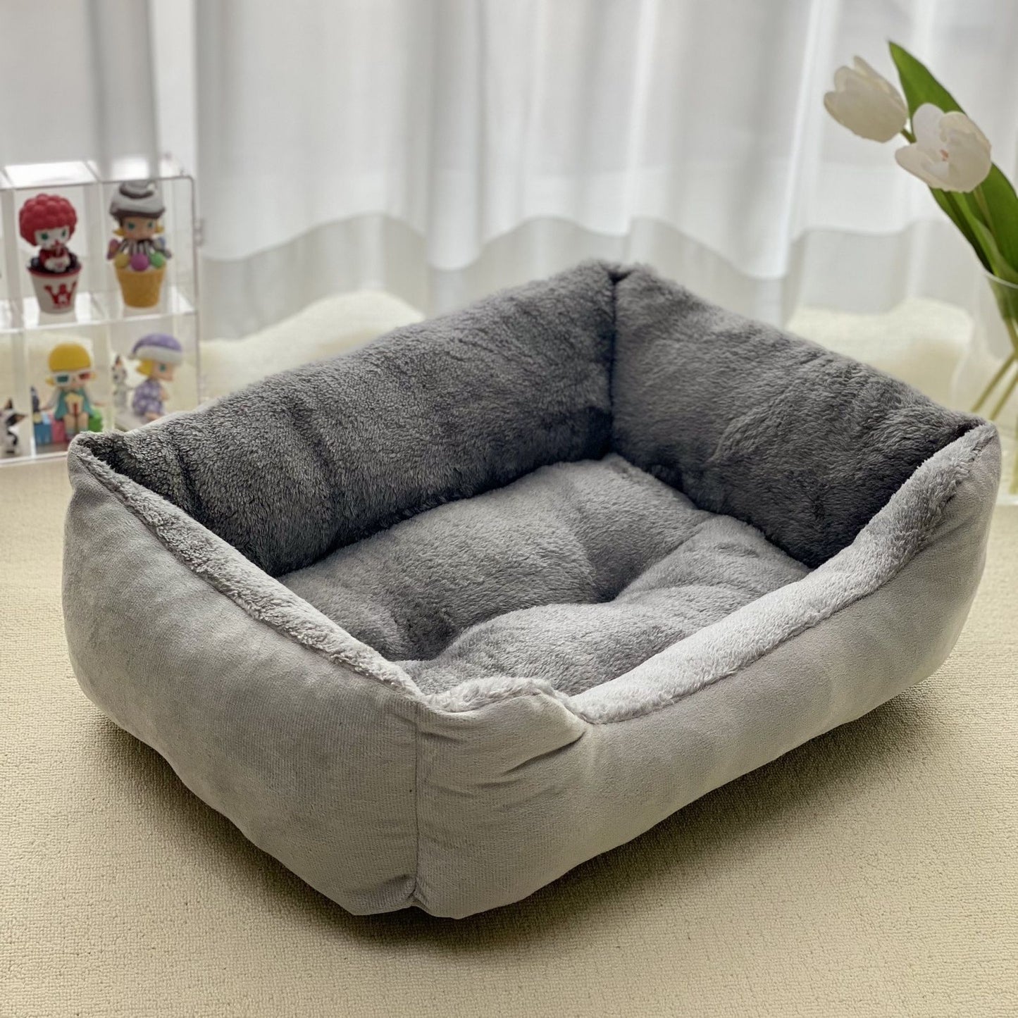 Winter Warm Pet Square Cat Nest