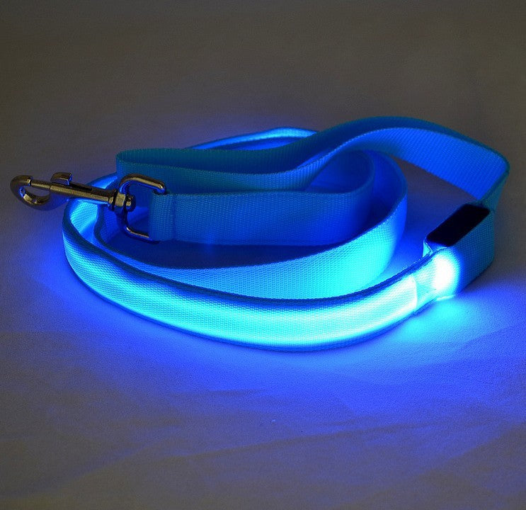 LED Luminous Traction Belt Dog Leash