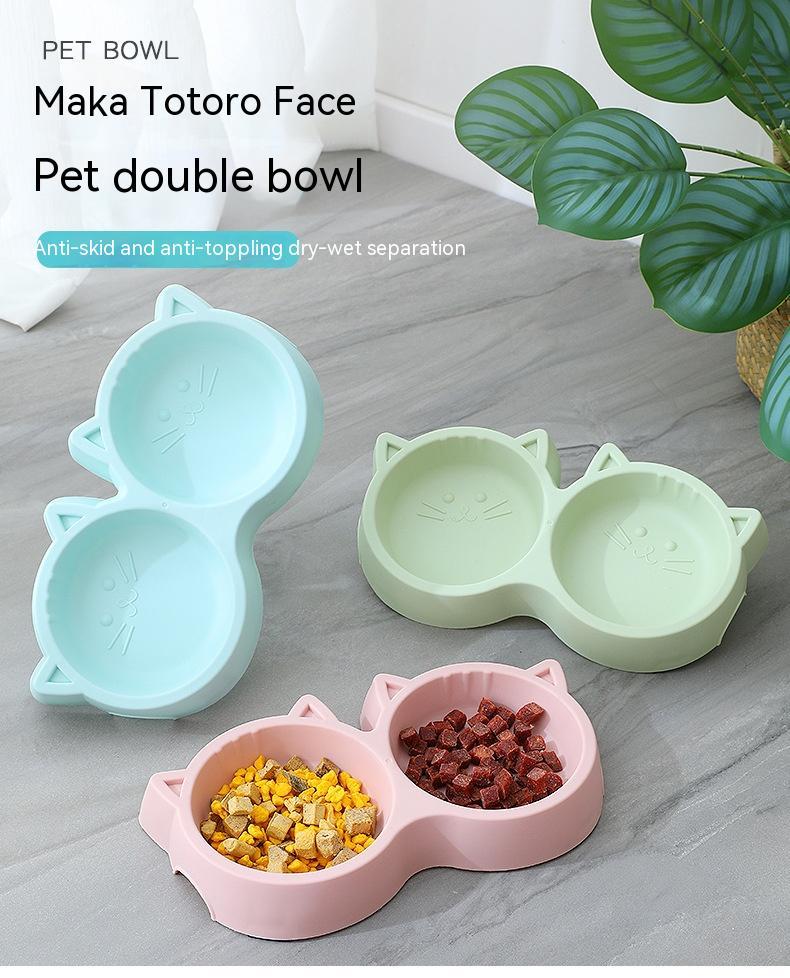 Macarons Plastic Food Bowl Cat